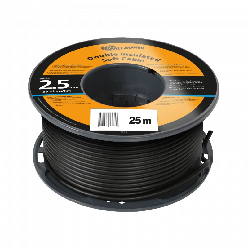 Ground Cable ø2.5mm (25 metres) - 35 Ohm/1km