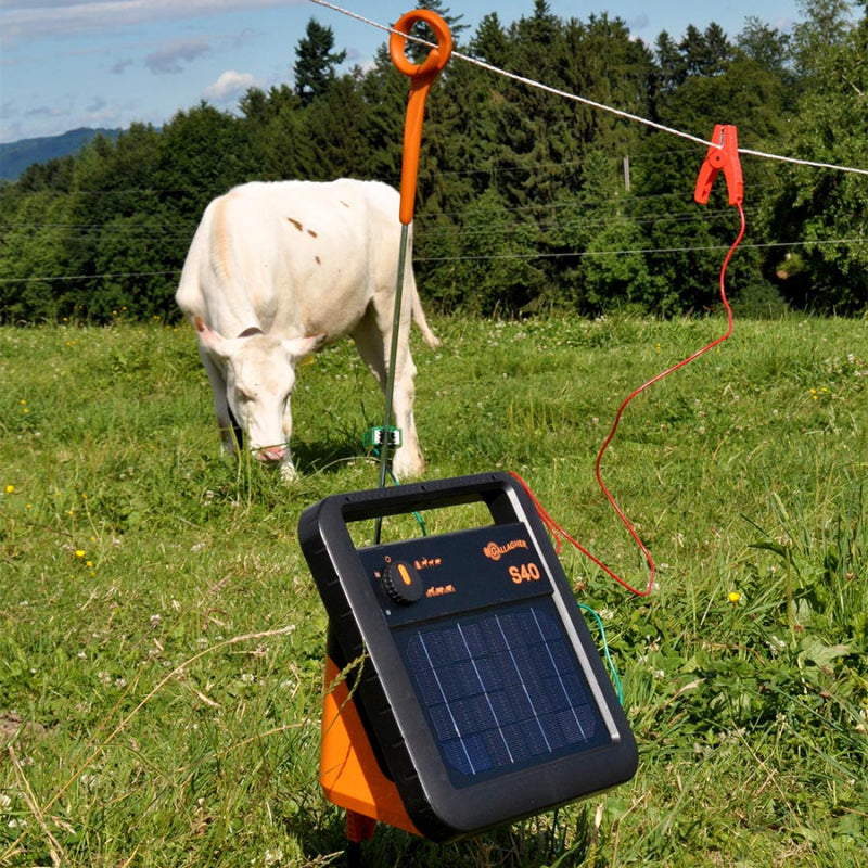 Gallagher S40 Solar Fence Energiser including Battery (6 V - 10 Ah)