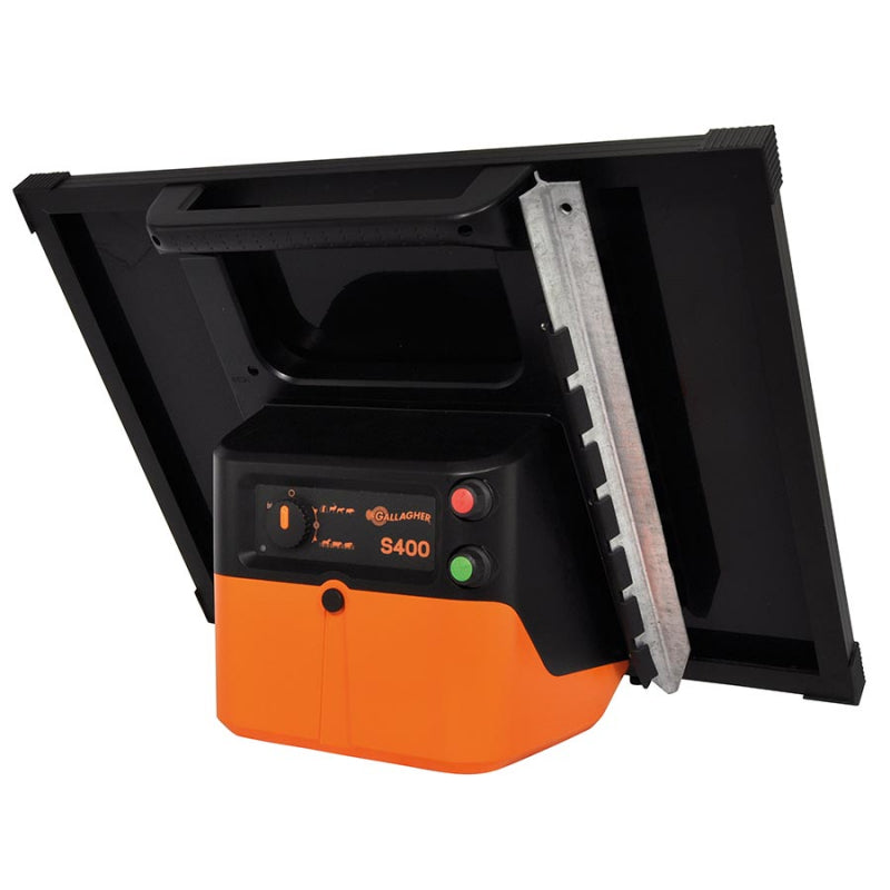 Gallagher S400 Solar Fence Energiser incl. 2 Batteries (2x 12 V - 7,2 Ah)