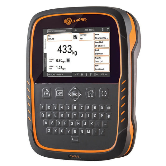 TWR-5 Weigh Scale and Data Collector with integrated EID Reader