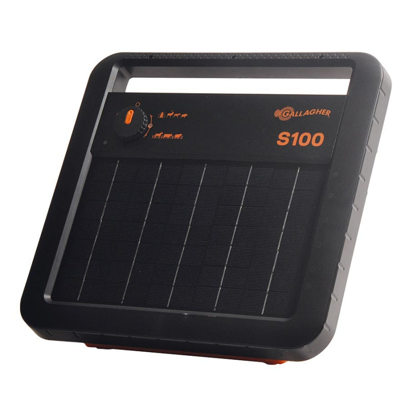 Gallagher S100 Solar Power Fence Energiser including Battery (12 V - 7,2 Ah)