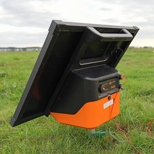 Gallagher S400 Solar Fence Energiser incl. 2 Batteries (2x 12 V - 7,2 Ah)
